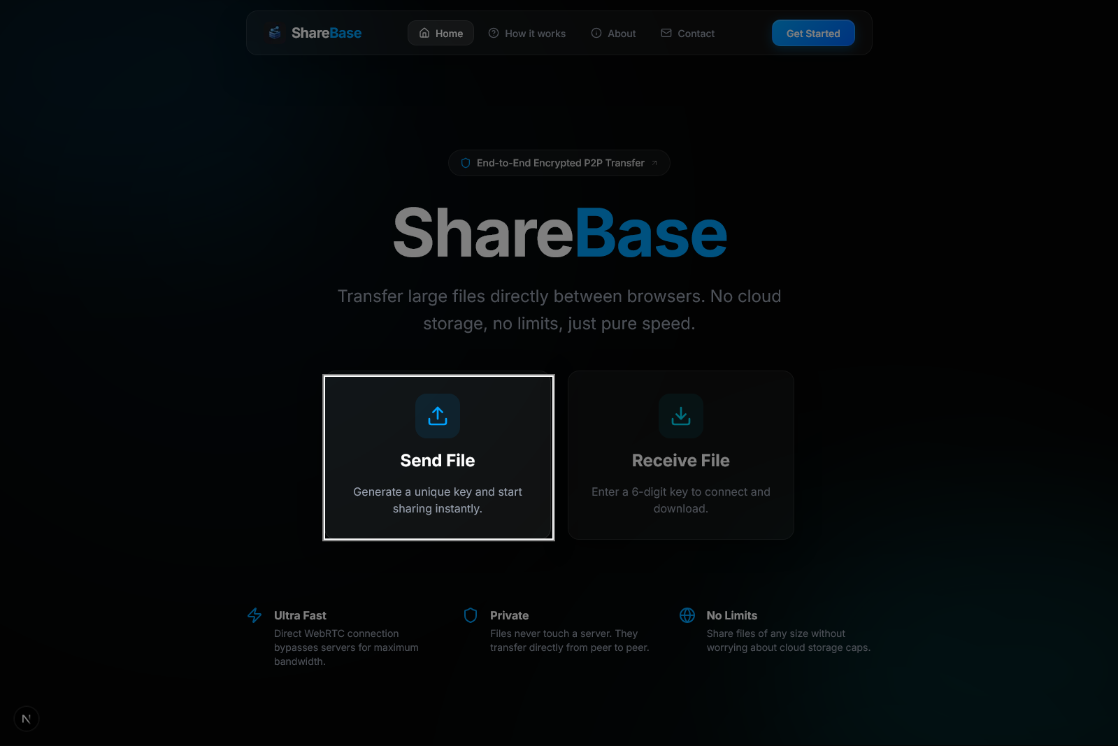 Sending a file process